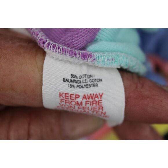 MINI BODEN KID GIRL RAINBOW STRIPE TERRY TOWELLING SUMMER ROMPER CLOTHES 7-8 - Picture 9 of 9